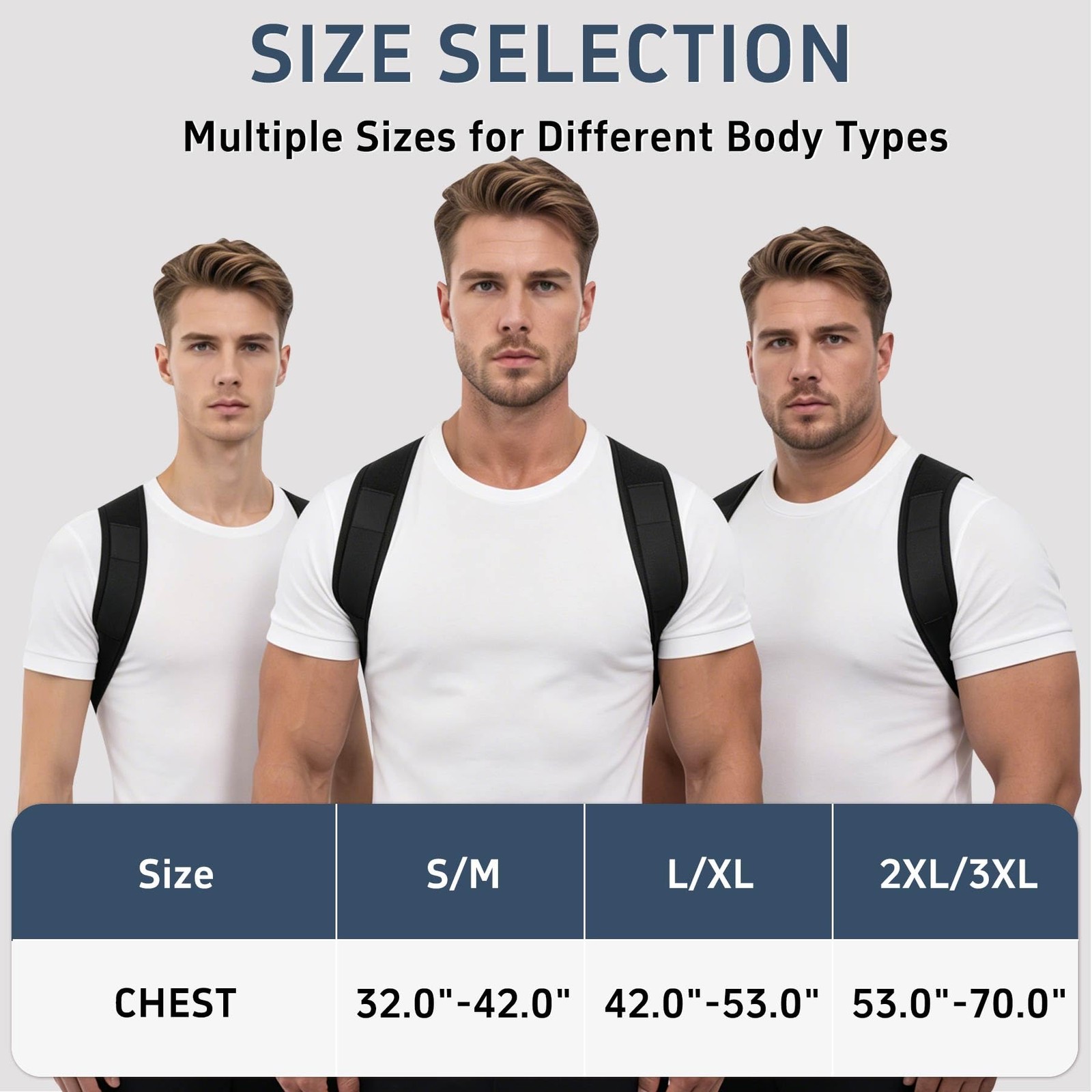 Zrughno Posture Corrector for Women and Men Back Brace XX-Large/XXX-Large