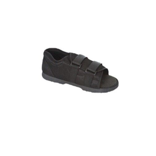 United Ortho Mesh Top Post-Op/Orthopedic Adjustable Recovery Shoe Large Black