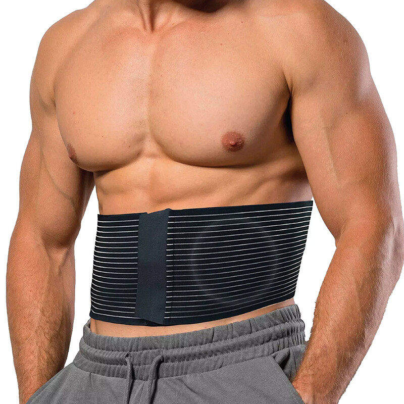 Umbilical Hernia Belt for Men and Women Abdominal Support Binder with Compress