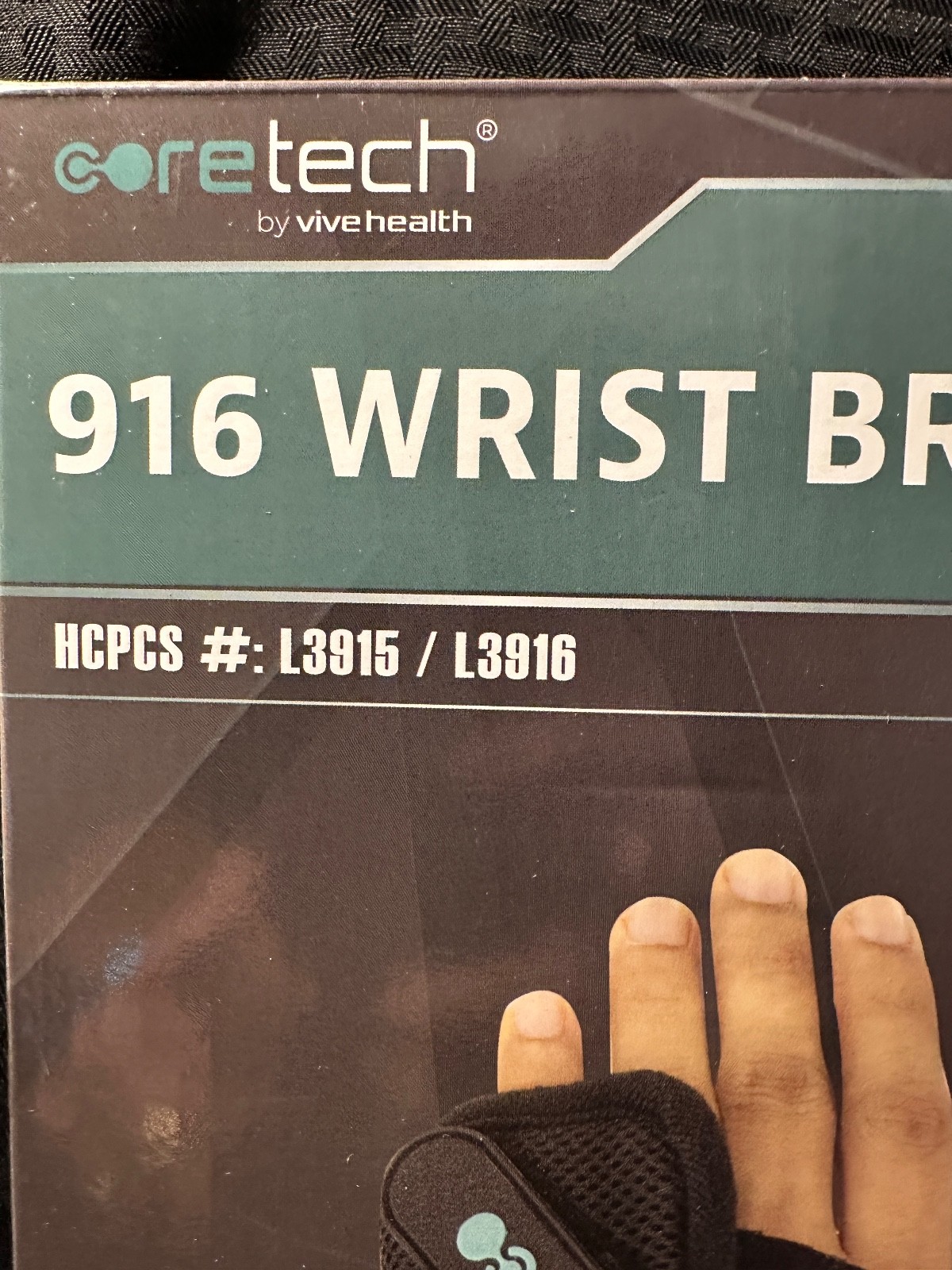 Core Tech Wrist Brace One Size Model 916 Vive Health NIB Carpel Tunnel Strength