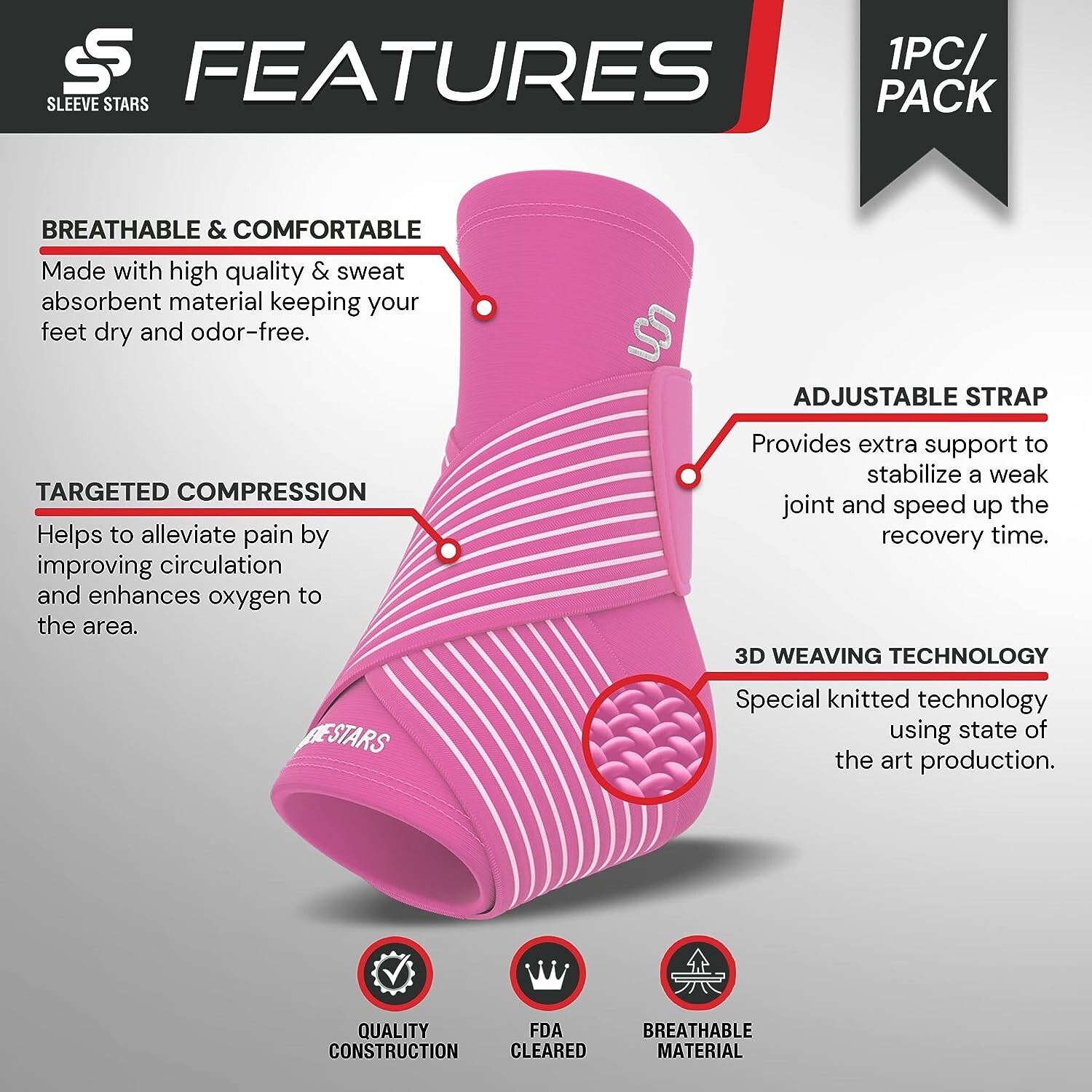 High-Quality Premium Multi-Purpose Ankle Brace – Plantar Fasciitis Relief