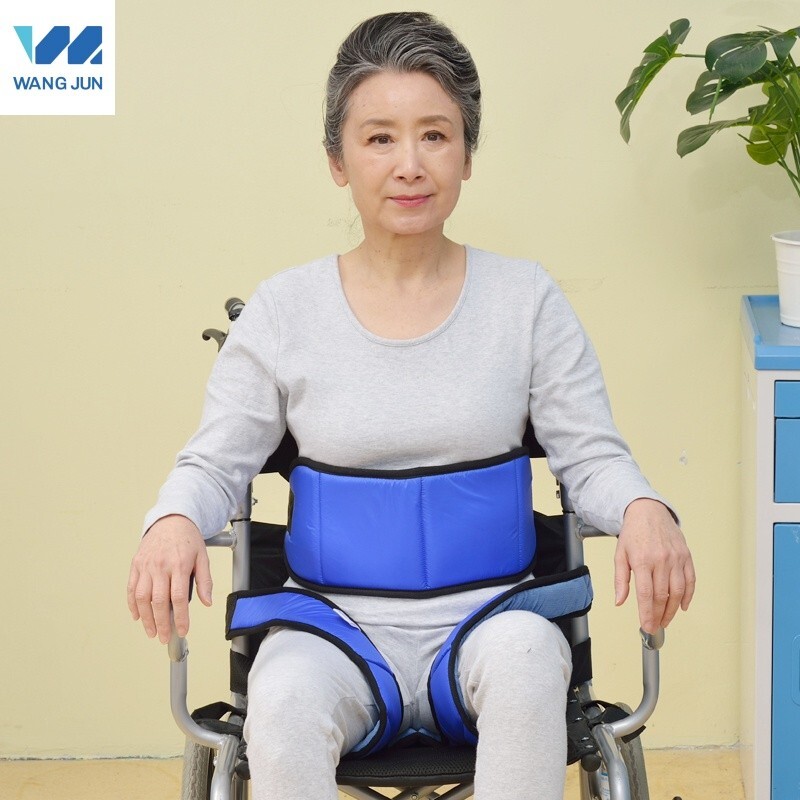 Wheelchair Fall Prevention Safety Seat Belt Legs Straps Nursing Band For Elderly