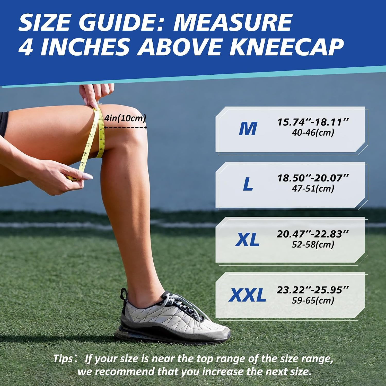 Knee Brace for Meniscus Tear, Spring Stabilizers for ACL MCL, Black | Patella Ge