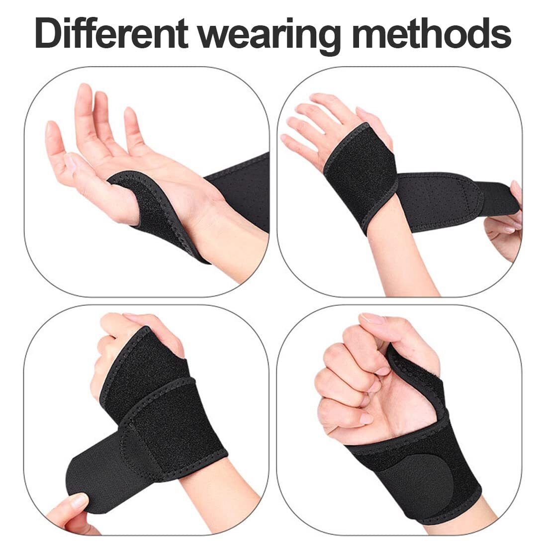 Muñequeras Soporte De Mano Para Túnel Carpiano Artritis Alivio Del Dolor Sport