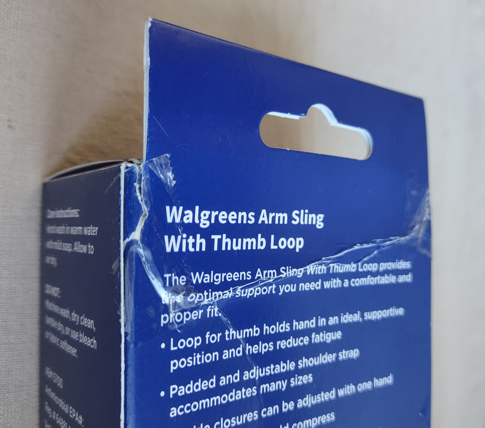 Walgreens Arm Sling w/ Thumb Loop One-Size Left or Right, NEW *READ*