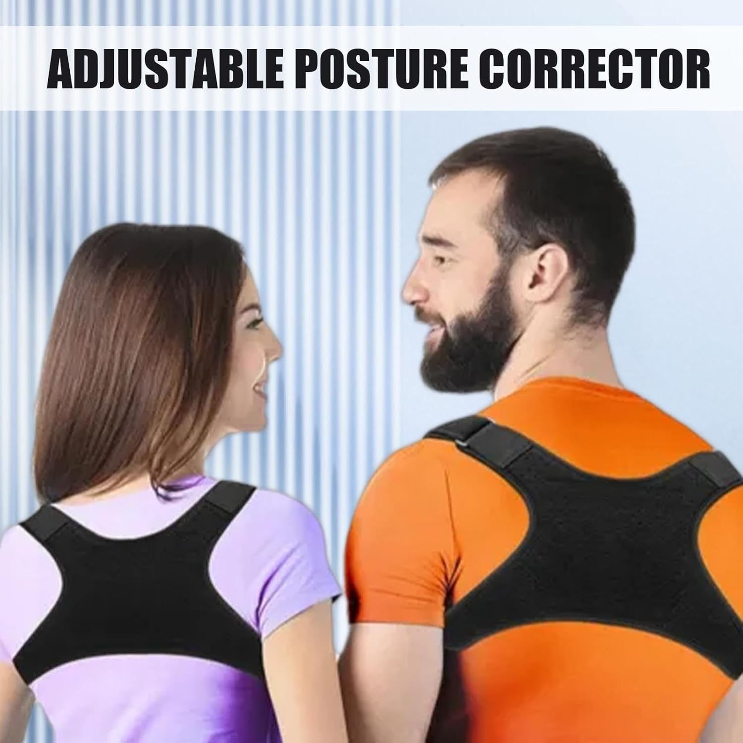 Back Posture Corrector Shoulder Straight Support Brace Belt Therapy Men Women