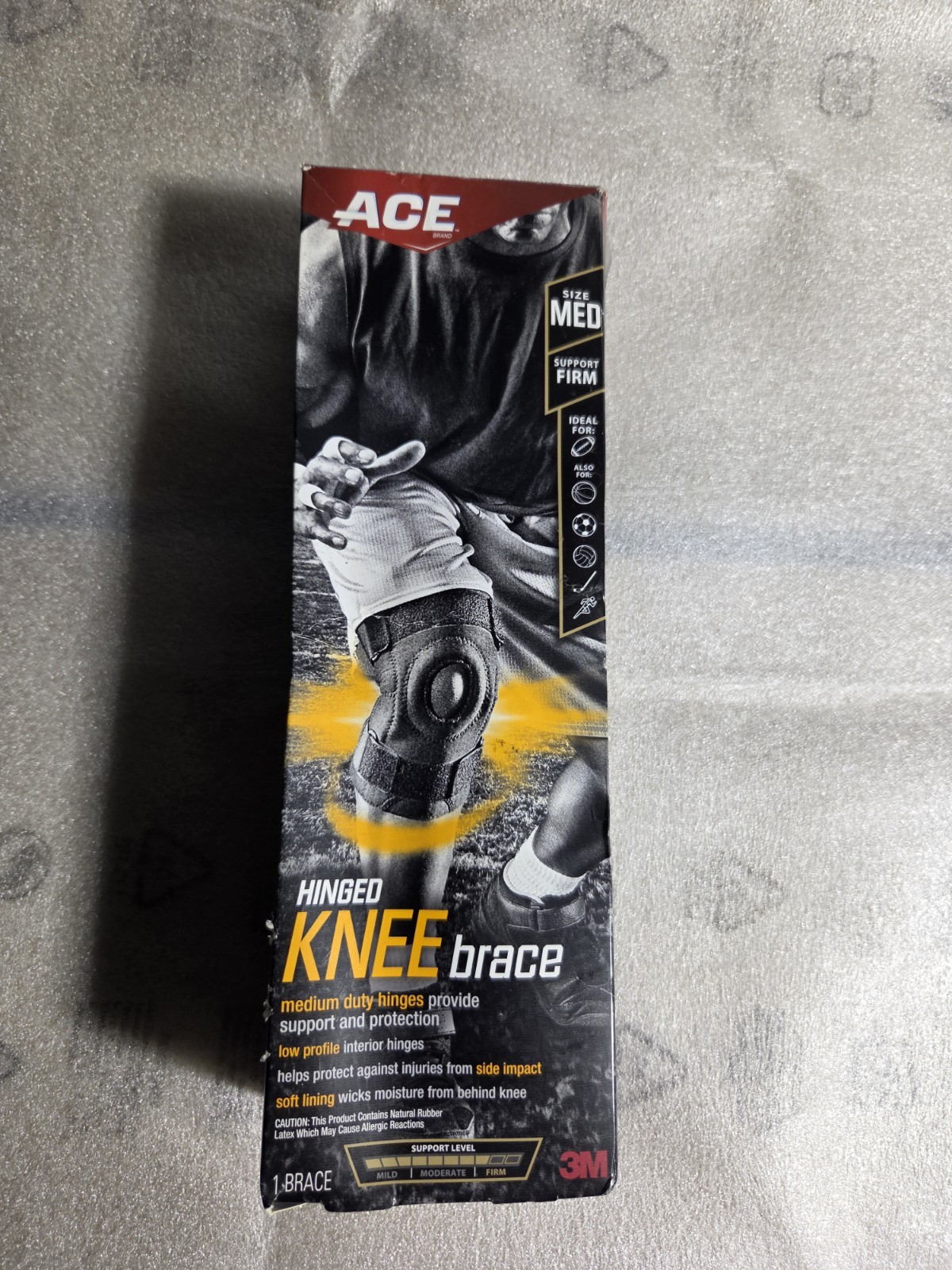 Ace brand firm support hinged knee brace