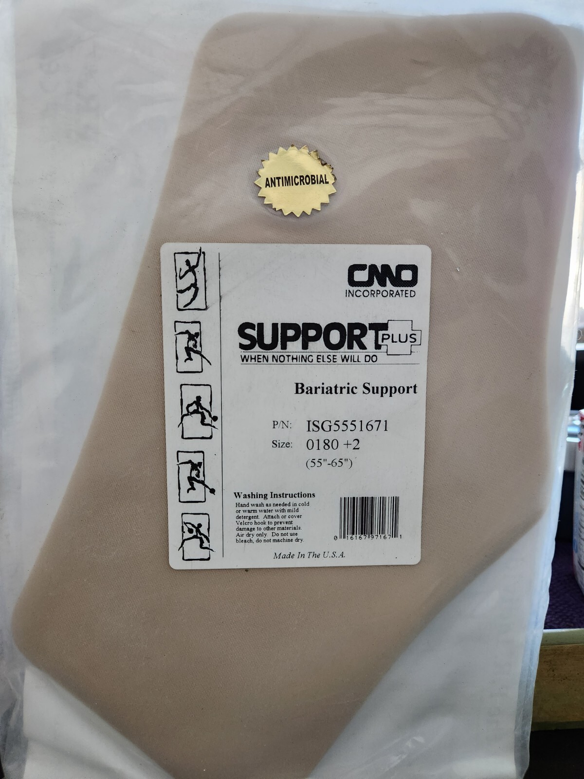 Back Support Brace with Moldable Insert – Bariatric