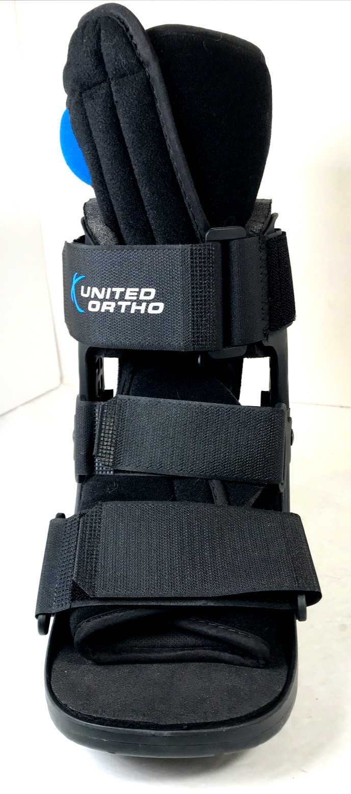 United Ortho USA14115 Short Air Cam Walker Fracture Boot Black Extra Small Boot