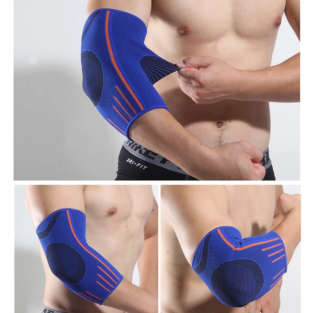 Elbow Support Brace Compression Sleeve For Tennis Golfer Arthritis Pain Relief