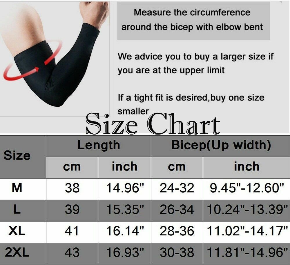 Unisex Compression Sleeve Arm Elbow Support Brace Arthritis Joint Pain Relief US