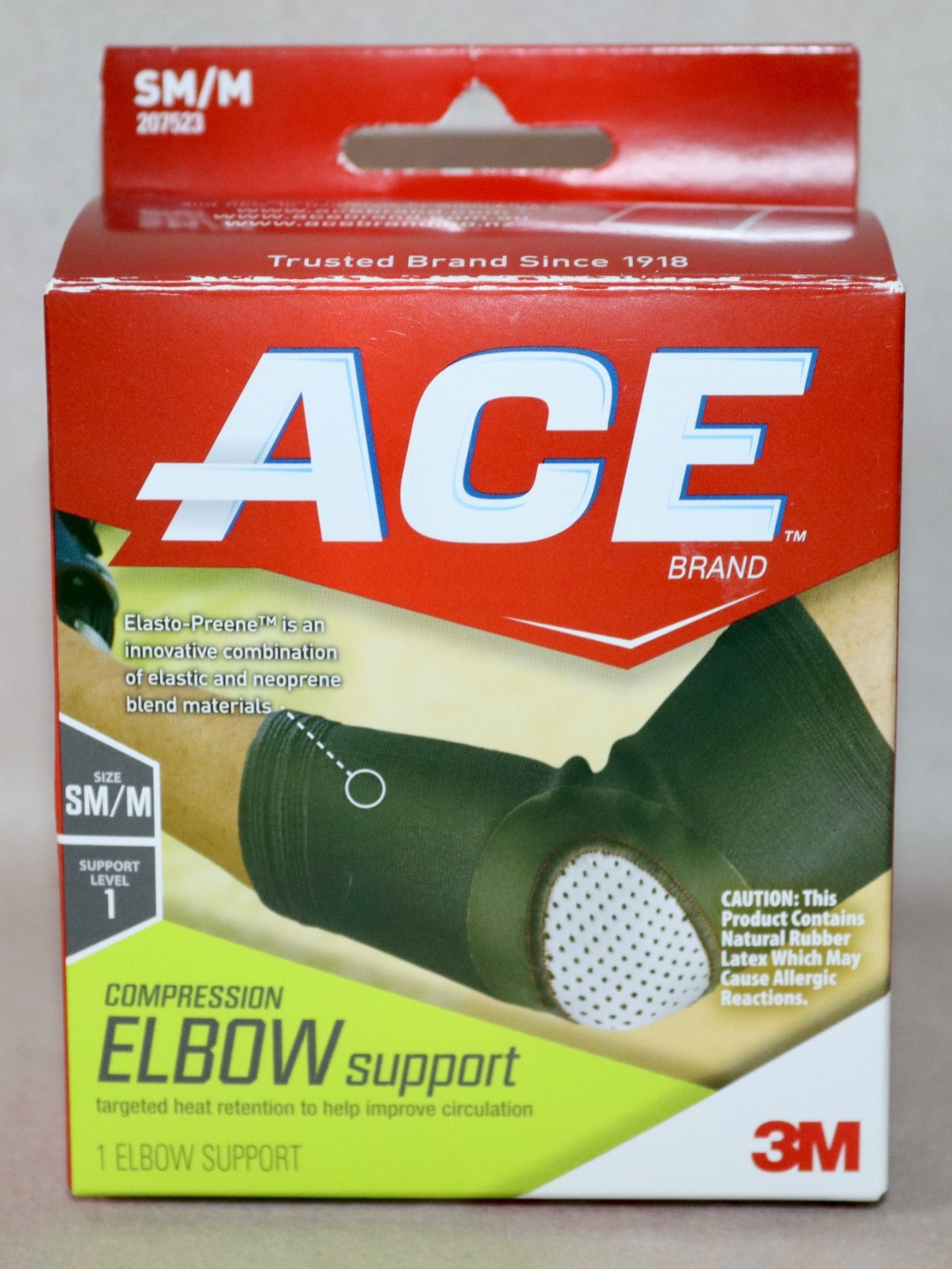 ACE™️ ~ Elbow Support Compression ~ Level 1 Support ~Elasto-Preene™️ ~ S/M NEW