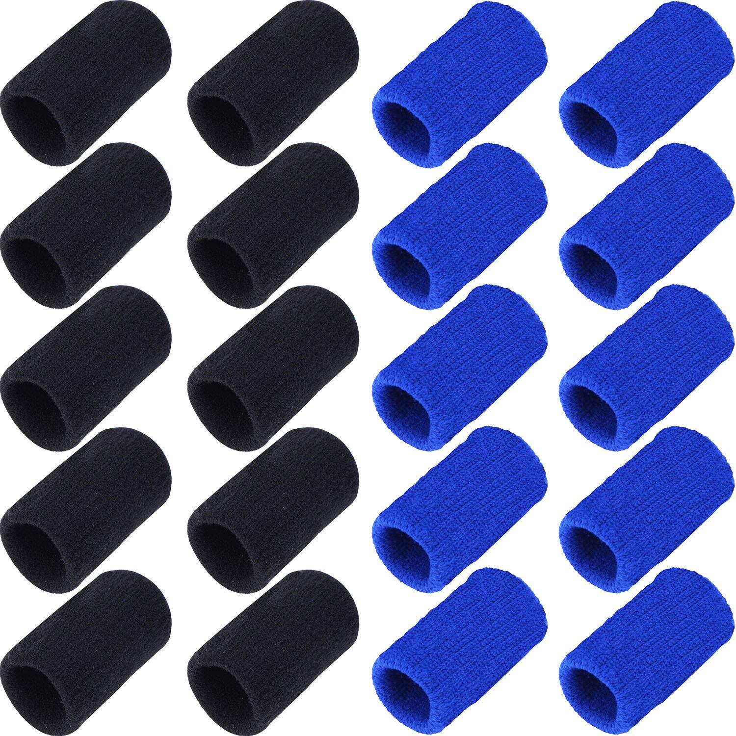 20 Pcs Finger Sleeves Protectors Sports Finger Splints Thumb Finger Support