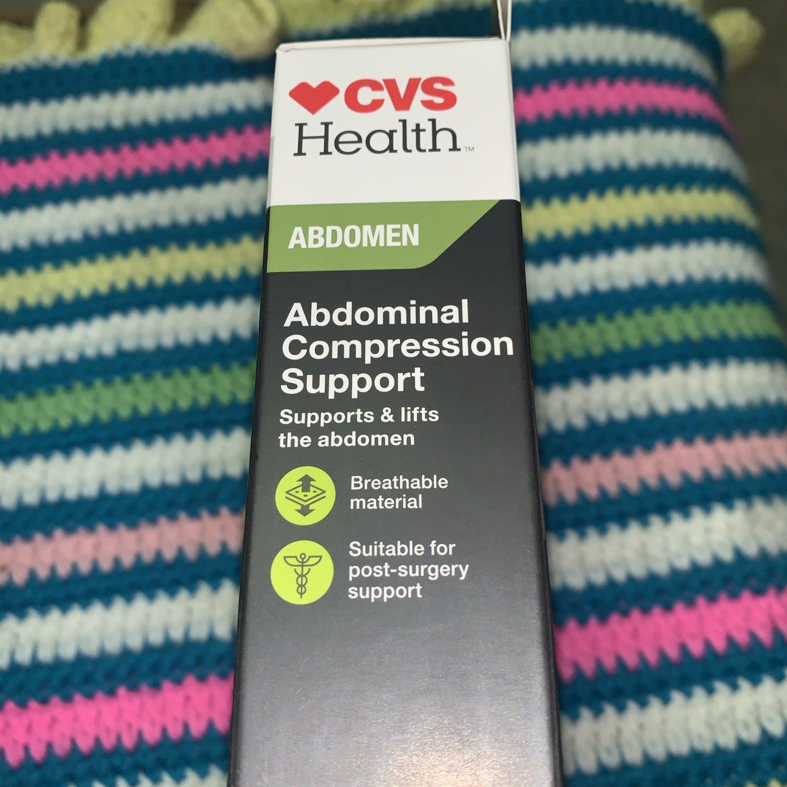 CVS Health abdominal compression support, Moderate Support Size SM/MED