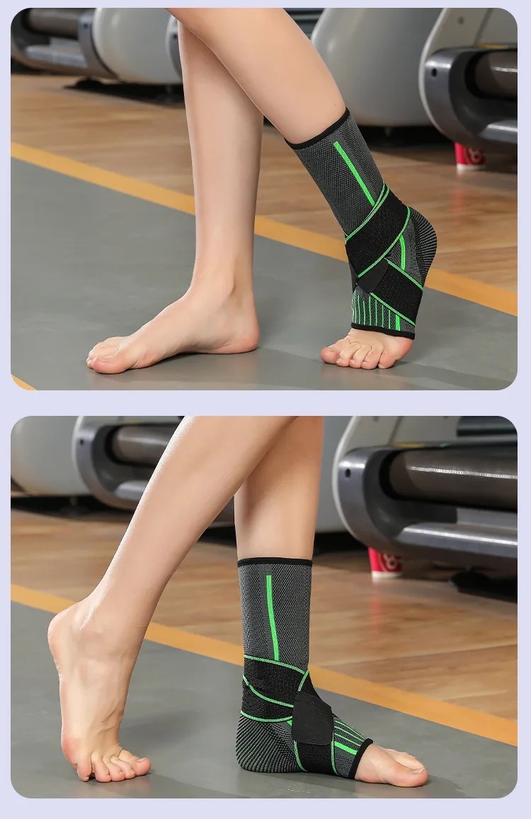 Elastic Ankle Brace Protector Sports Gym Fitness Support Belt.