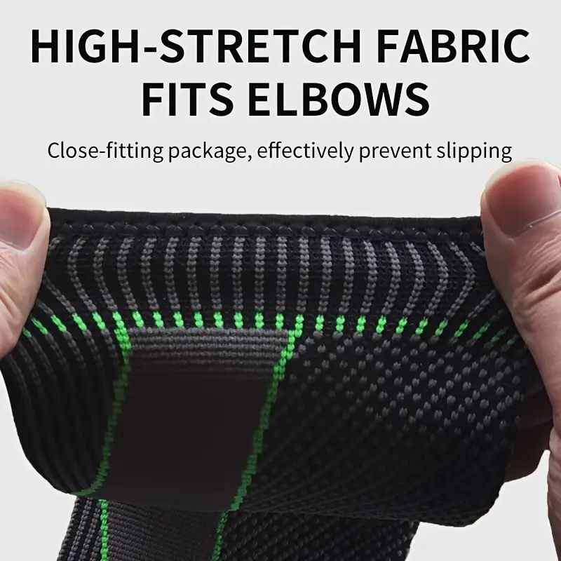 2 Pcs Elbow Brace Compression Support Sleeve Fit Arthritis Tendonitis Joint Pain
