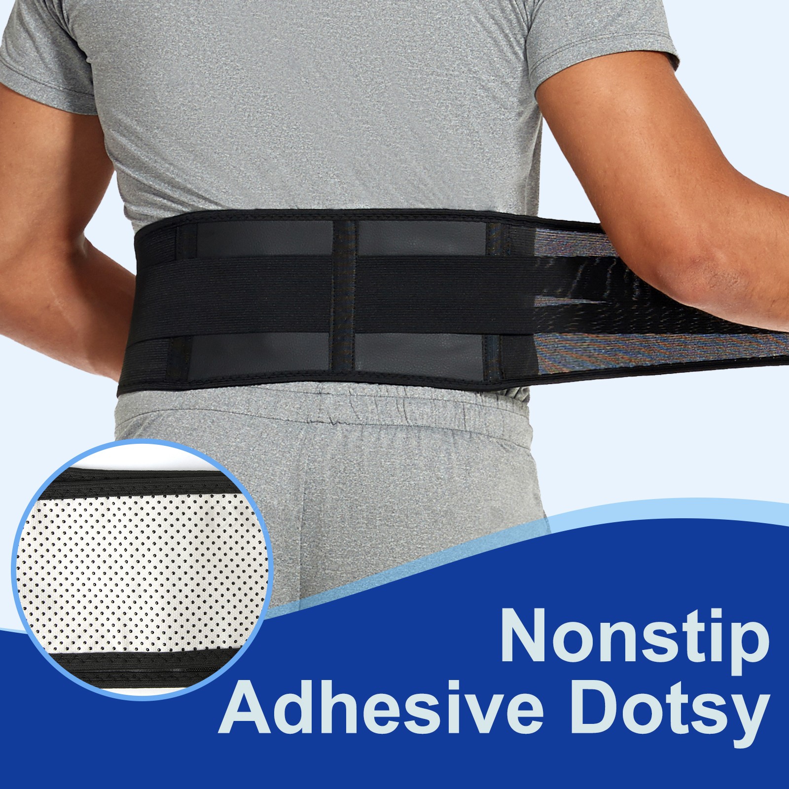 Magnetic Self Heating Back Support Brace Lumbar Orthotics Waist Belt Pain Relief