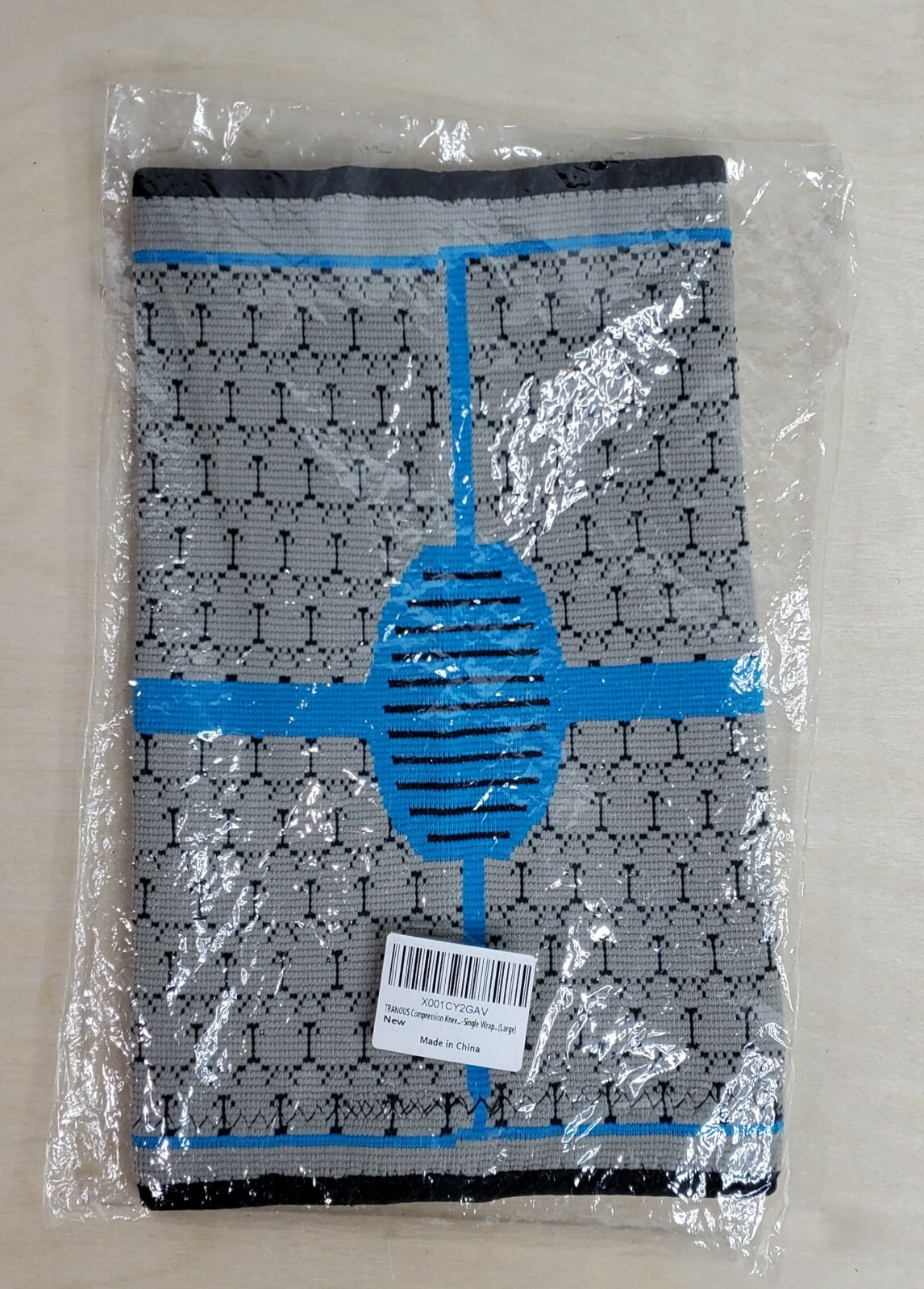 Knee Compression Single Wrap Large L 6.5 x 10.5 inch Flat