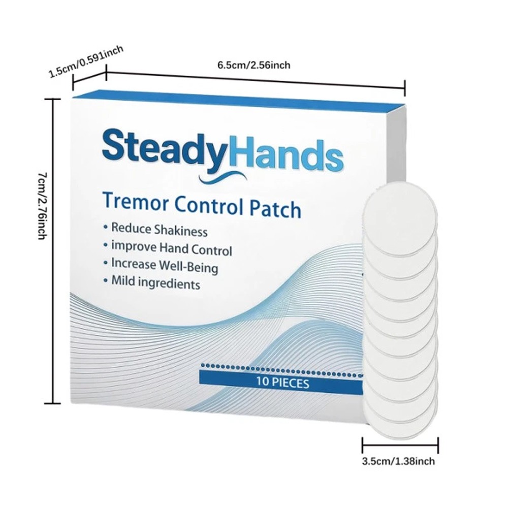 Steadyhands Tremor Control Patch, Steady Hands Control Patch – Hand Stabilizer