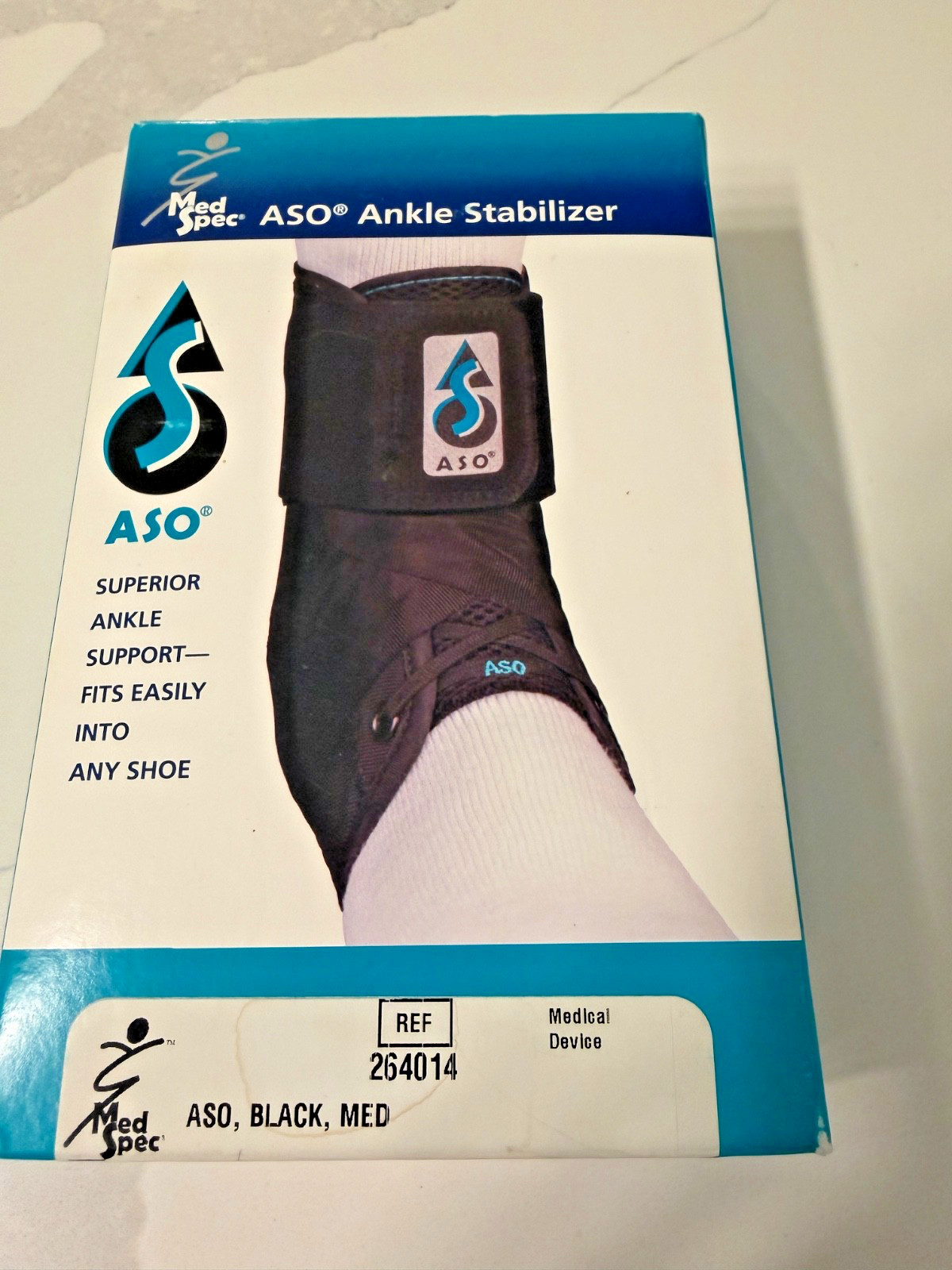 MedSpec ASO Ankle Stabilizer Sz Med, NIB