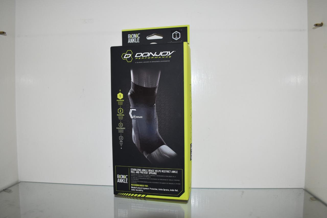 DonJoy Performance Adult Bionic Right Ankle Brace Large DP151AB01 Black NWT