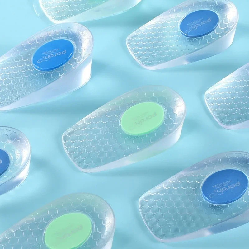 Silicone Height Increase Insoles for Men Women Shoes Inserts Invisible Heighteni