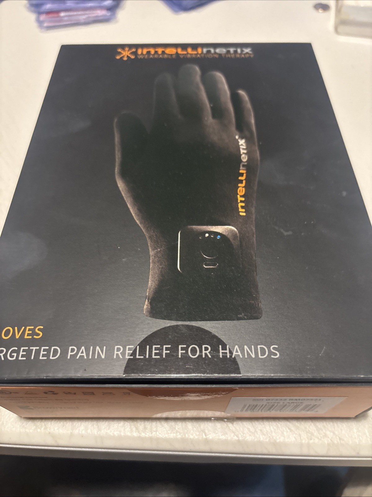 Intellinetix Therapy Gloves Vibration Hand Pain Relief Size L Large Preowned