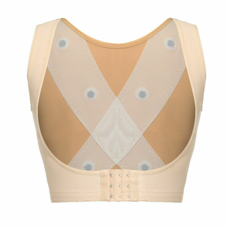 Women Adjustable Shoulder Back Posture Corrector Chest Brace Support Bra Shaper