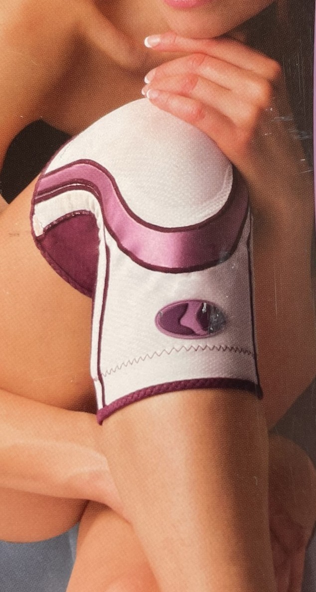 Mueller Lifecare for Her, Contour Knee Support Sleeve 50992, Plum, Medium, New