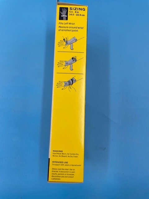 3M Futuro Wrist Deluxe Stabilizer LEFT Hand Adjustable Sizing Firm Support