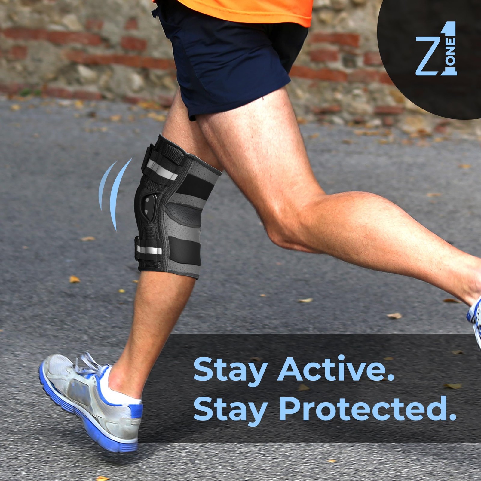 Z1 K11 Knee Brace for Knee Pain with Gel Patella & Stability – Hinged Knee Su…