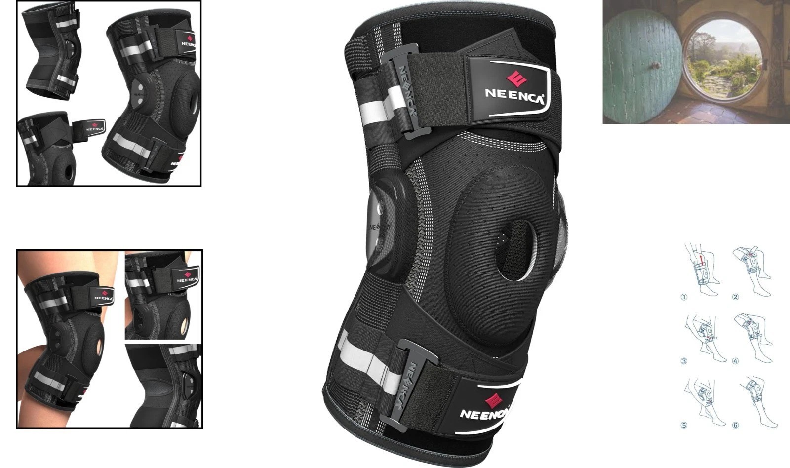 Ergonomic Knee Brace for Men & Women – Effective Pain Relief & Injury Prevention