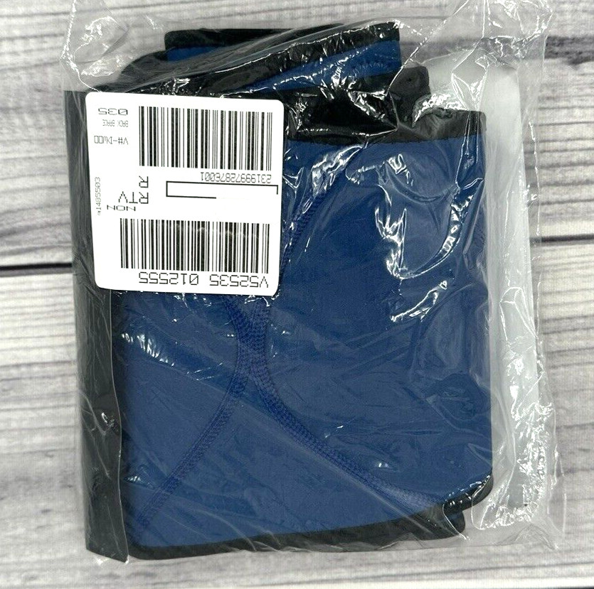 TOMMIE COPPER ADJUSTABLE COMPRESSION BACK BRACE Unisex Size L / XL BLACK / BLUE