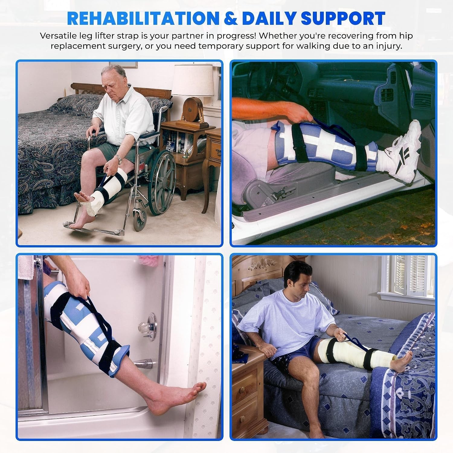 Leg Handles Cast Lifter Pair – Adjustable Mobility Aid