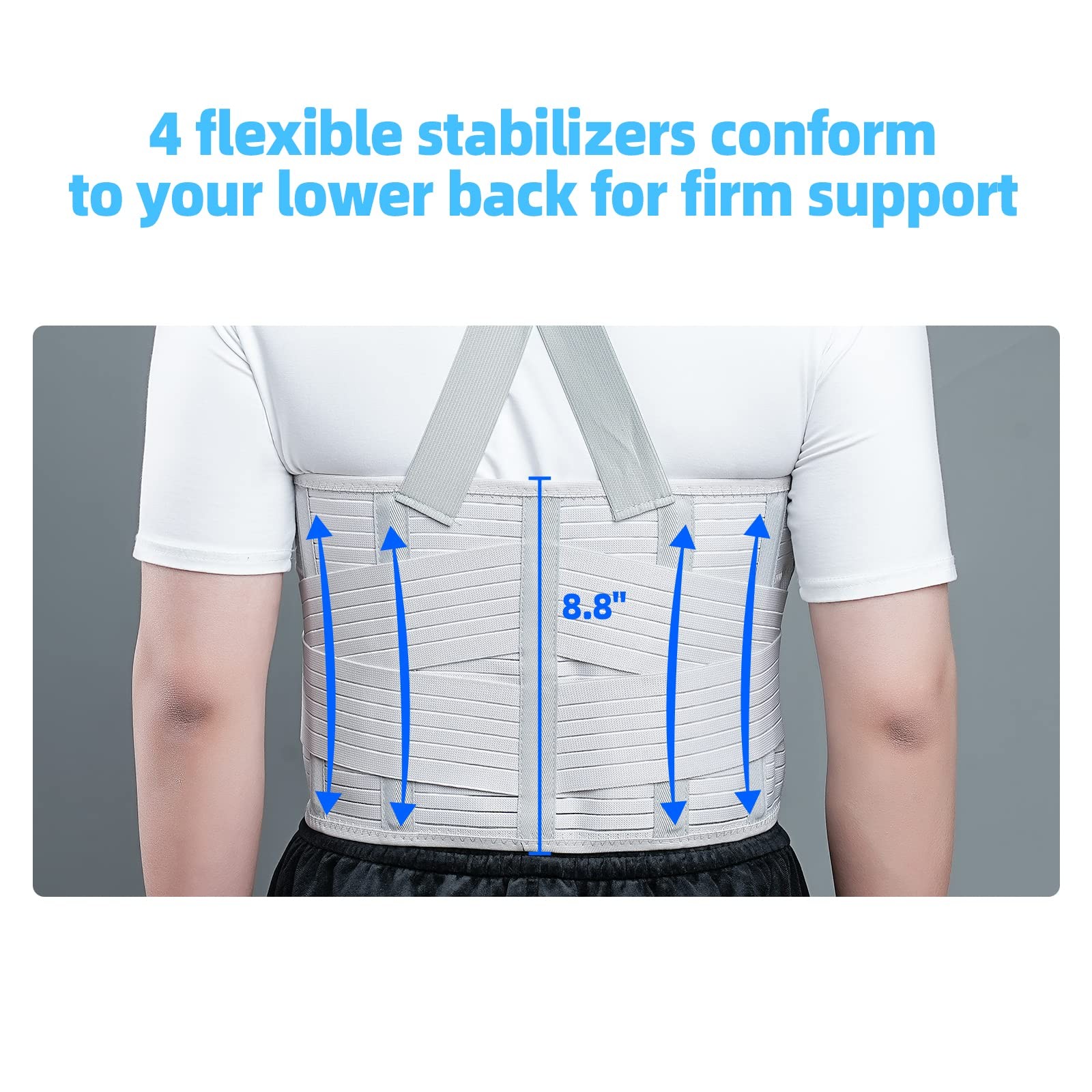 Rib Injury Belt Chest Binder, Chest Brace Chest Compression Support Rib Banda…