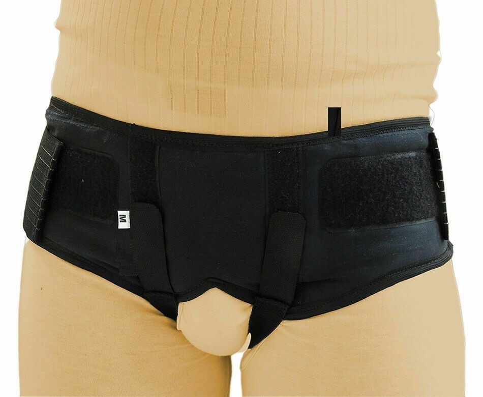 Inguinal Hernia Support Belt Special Foam Truss Pads Adjustable Elastic