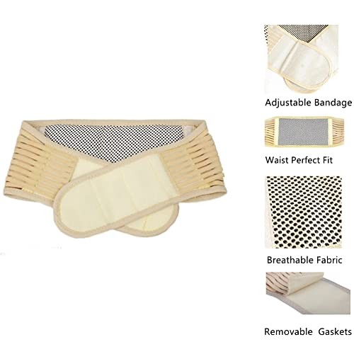 Men Back Brace Breathable Waist Lumbar Lower Back Belt Waist Compression with…