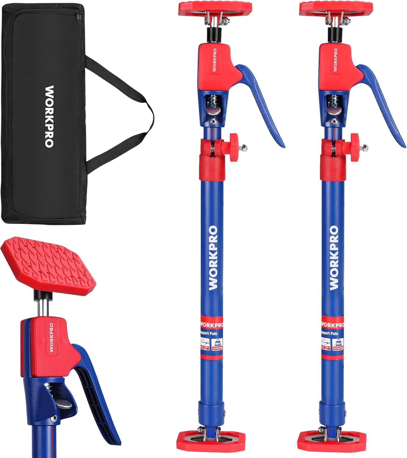 High Density Adjustable Support Pole – Perfect for Cabinets & Shelves