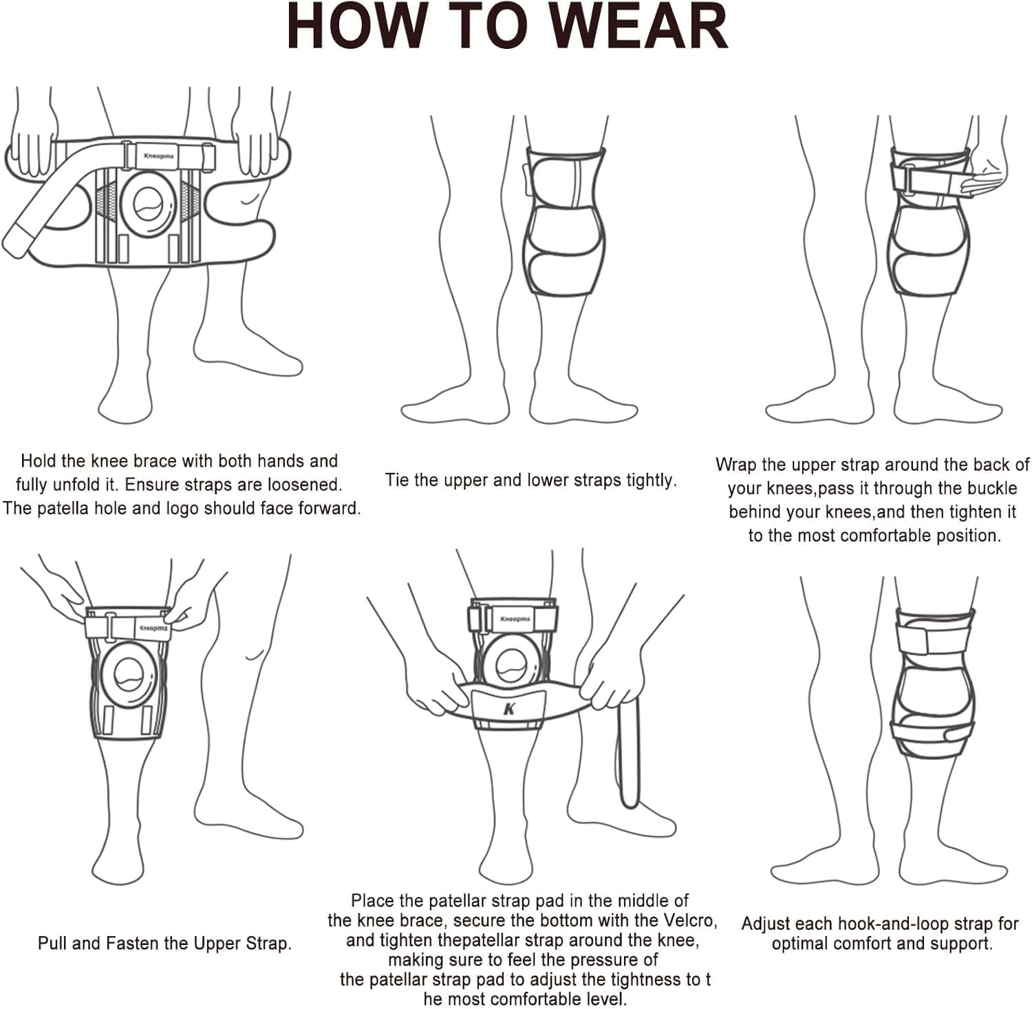 【Enhanced Version】2-in-1 Professional Knee Brace for Pain Relief,Adjustable K…