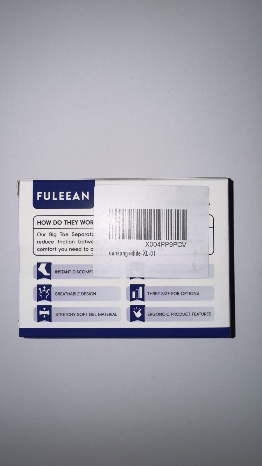 Big Toe Spacers,Hallux Valgus M:MEN 8.5-10.5/WOMEN 9.5-12