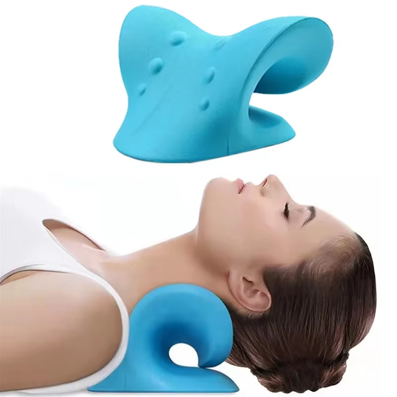 Cervical Neck Traction Device Spine Stretcher Pain Relief Posture Corrector