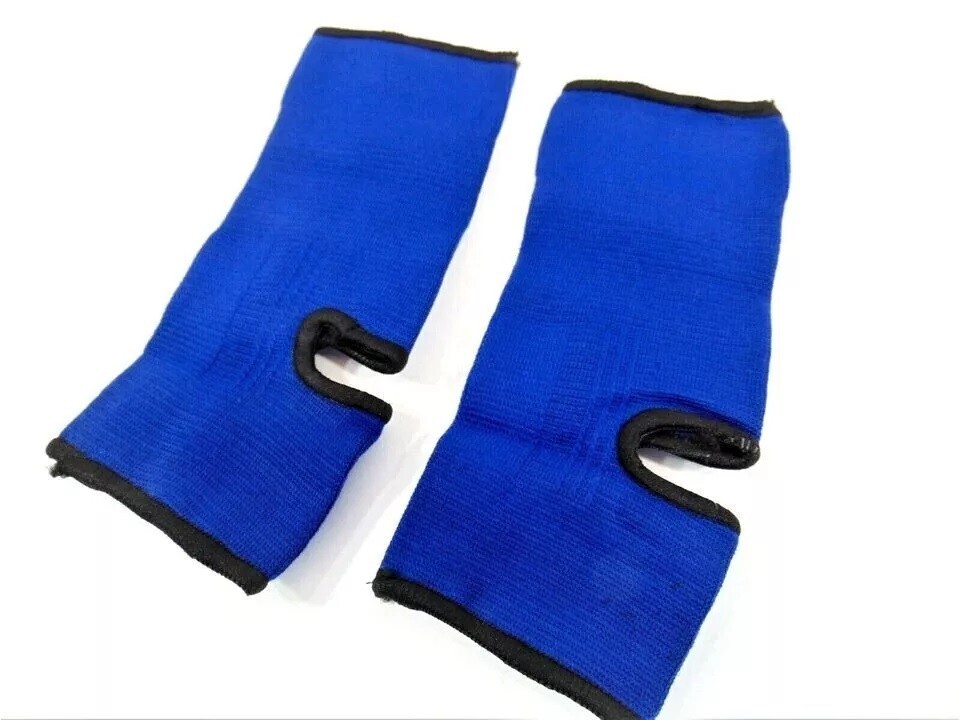 Ankle Support Compression Elastic Sleeve Pain Relief Sports Pull On Unisex 2-2pk