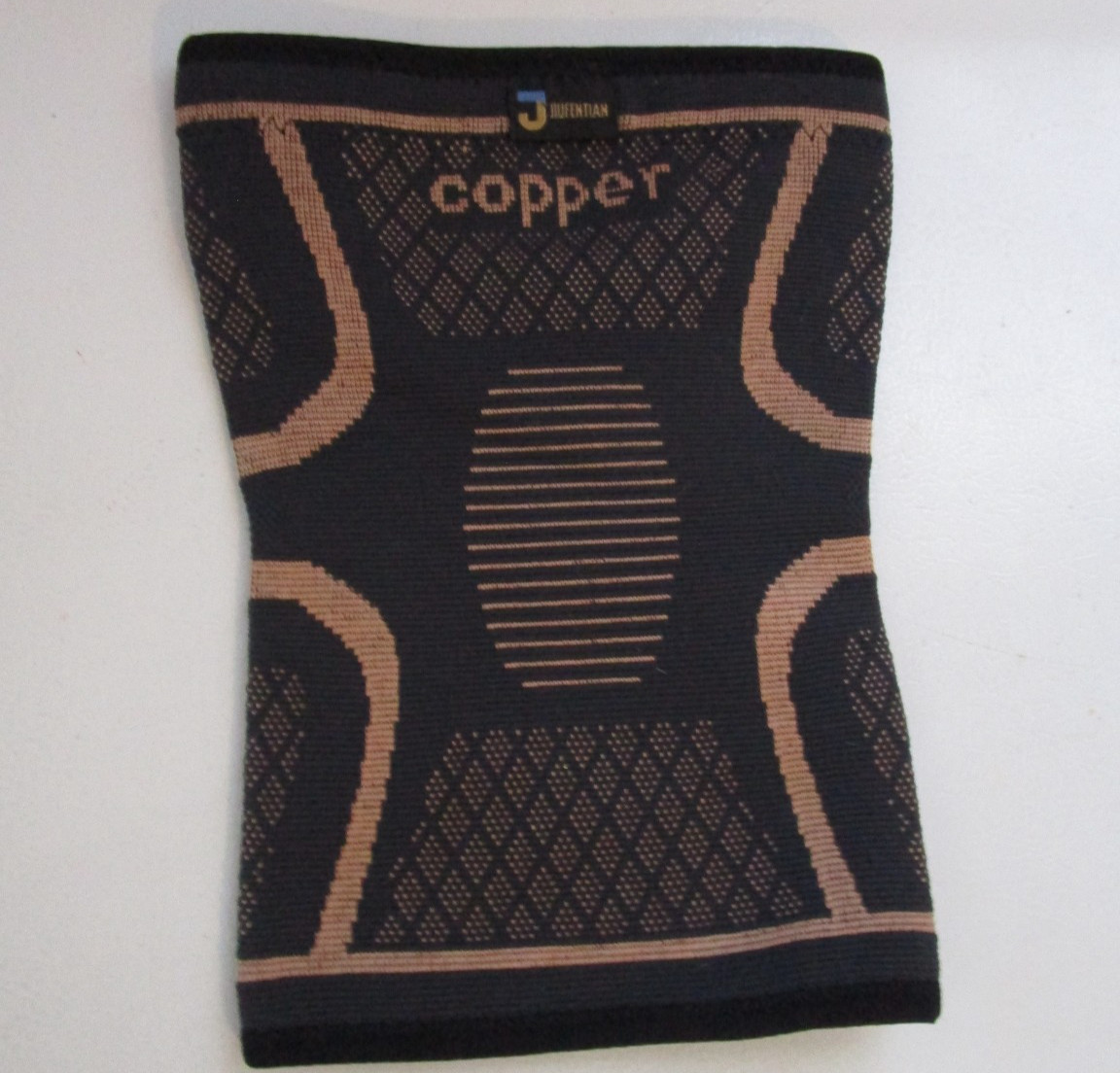 New Jiuentian Copper Knee Brace Sz 3XL Copper Nylon Latex Spandex Polyester