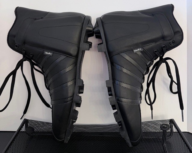 Kunzli Men’s US 8.5 Black Soccer Football Cleats Orthopedic Ankle Support UK 7.5