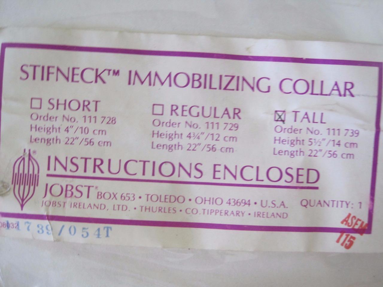 1138 Stifneck Immobilizing Collar 5-1/2″ x 22″ Good Condi FREE Shipping Cont USA