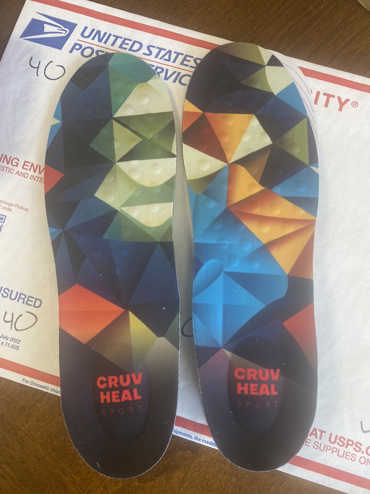 CRUV HEAL Work Comfort Shoe Insoles Large