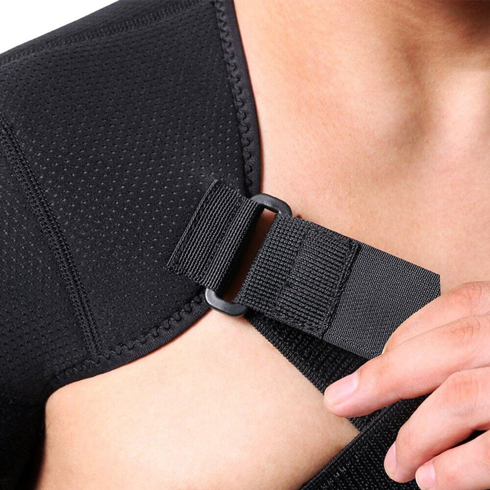 Double Shoulder Brace Rotator Cuff Support Pain Relief Adjustable Shoulder Wrap