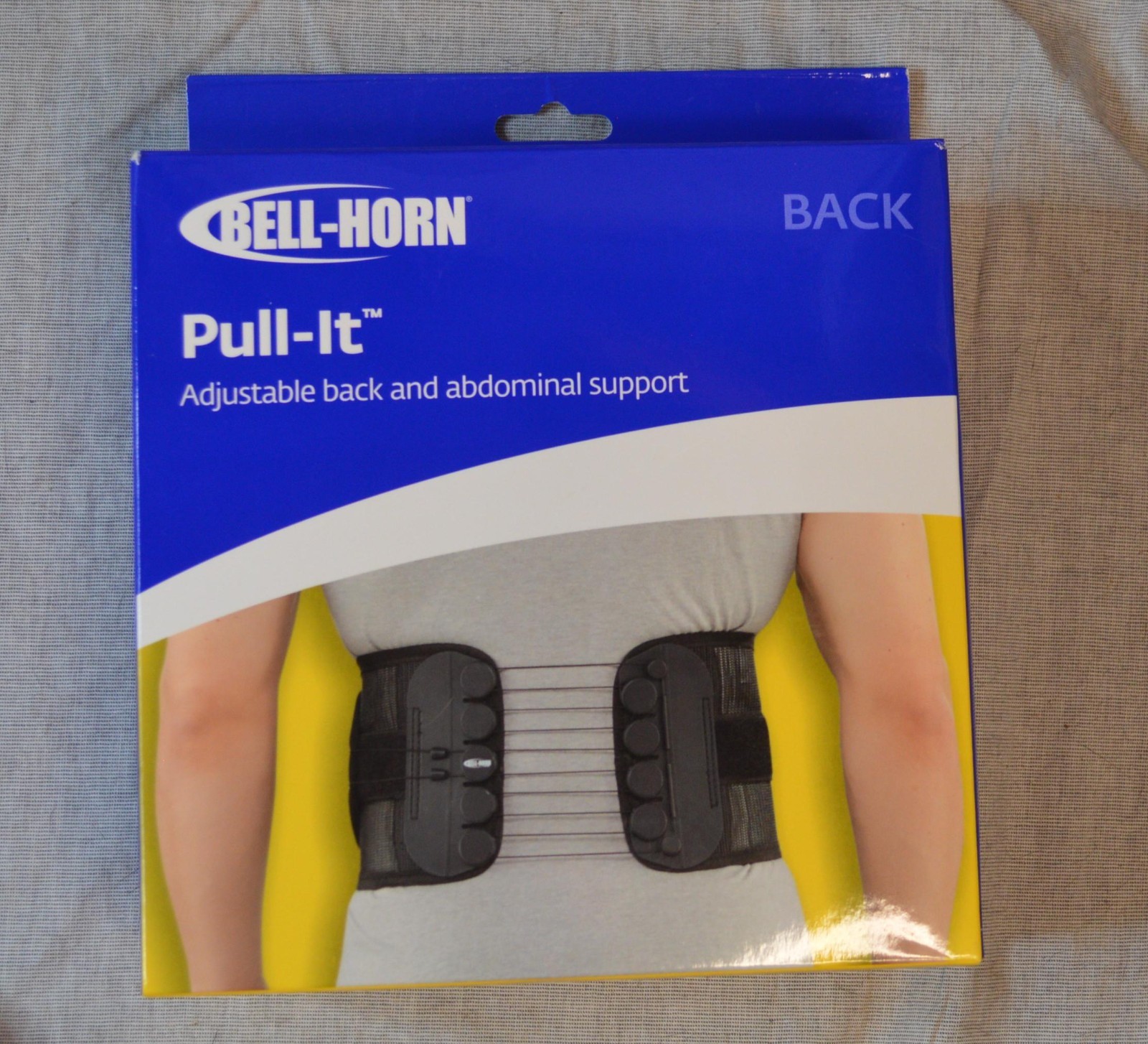 Bell-horn Pull-it adjustable back and abdominal support Black BH-301 Rev C
