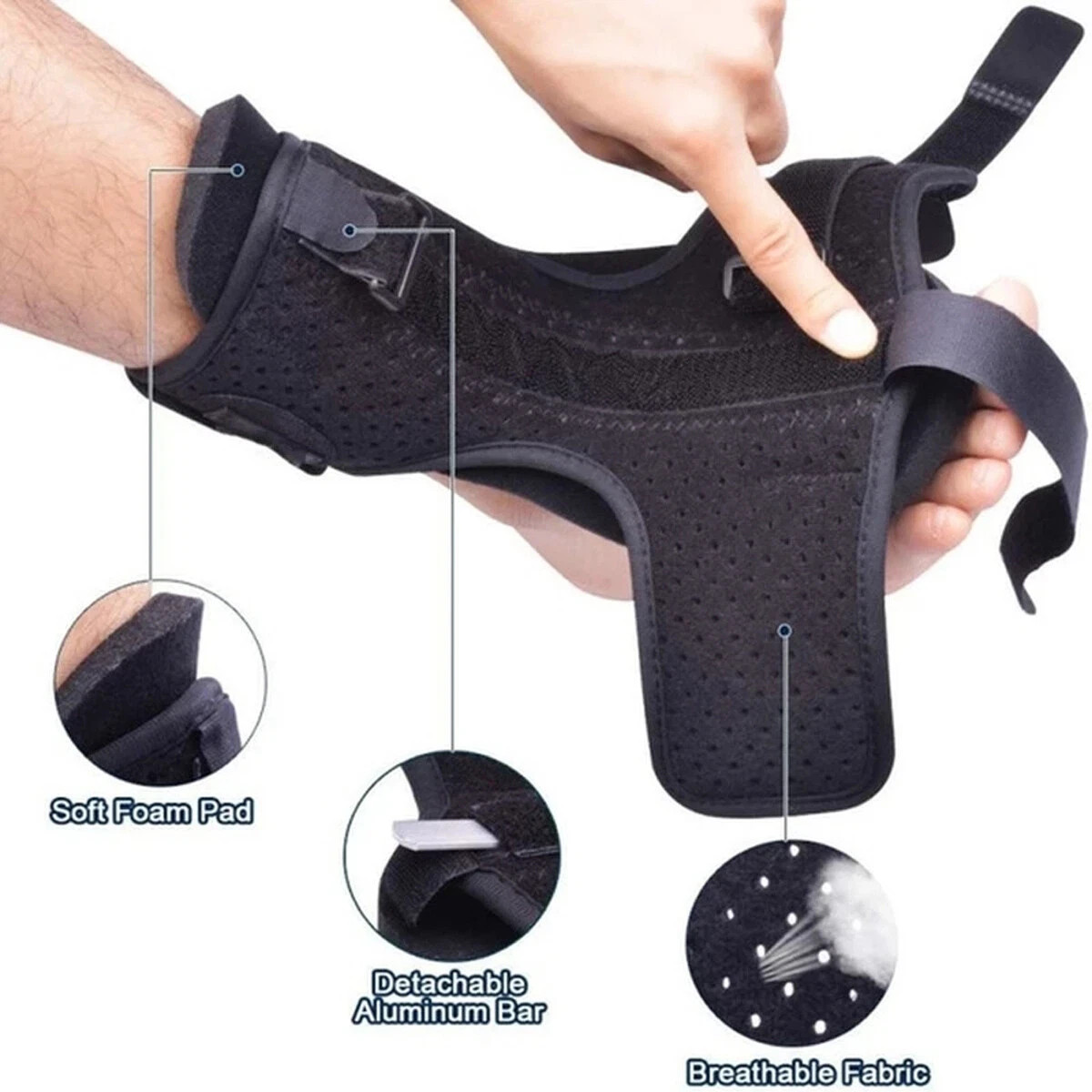 Night Splints Plantar Fasciitis Pain Relief Adjustable Foot Drop Ankle Brace US