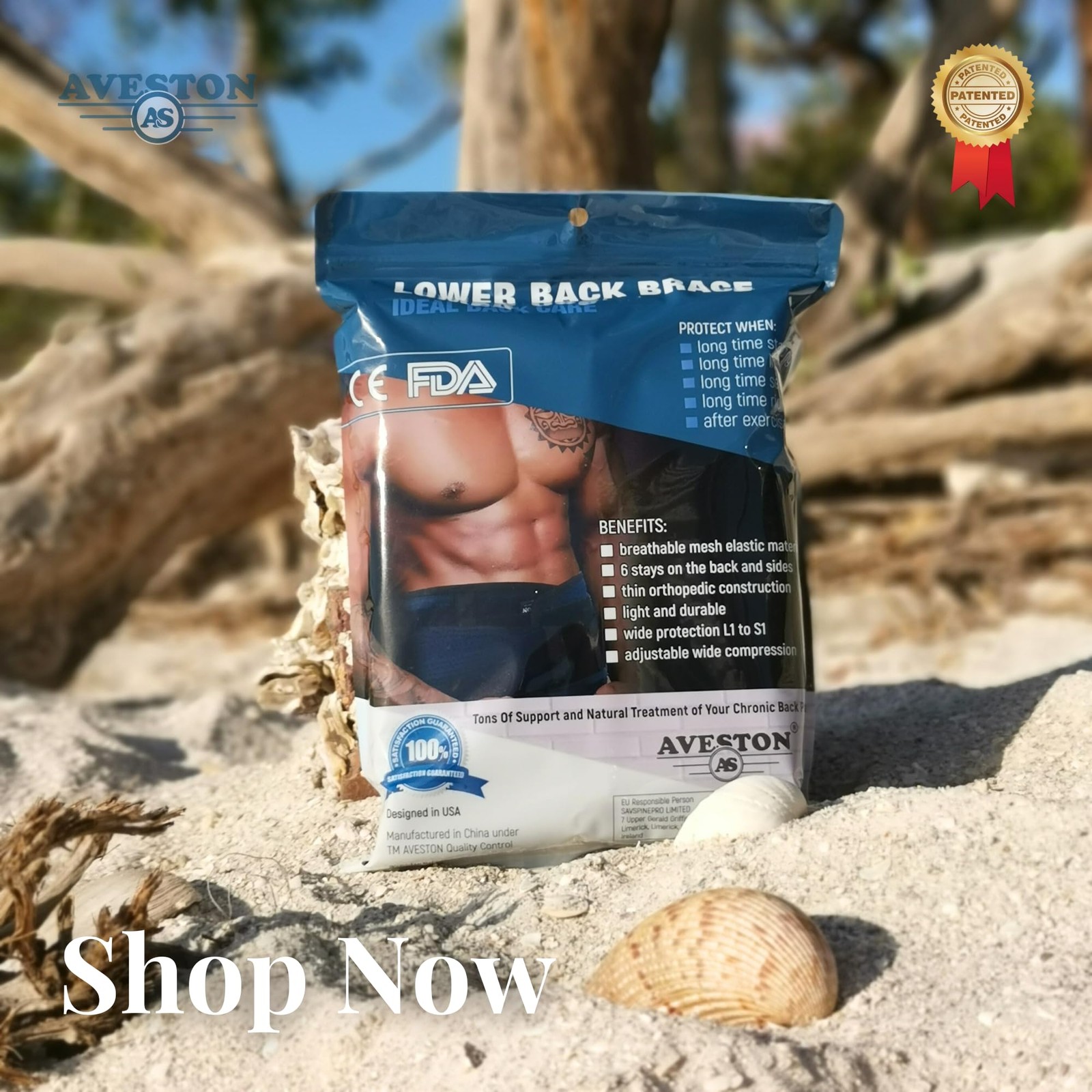 Back Support Lower Back Brace Provides Back Pain Relief – Breathable Lumbar Supp
